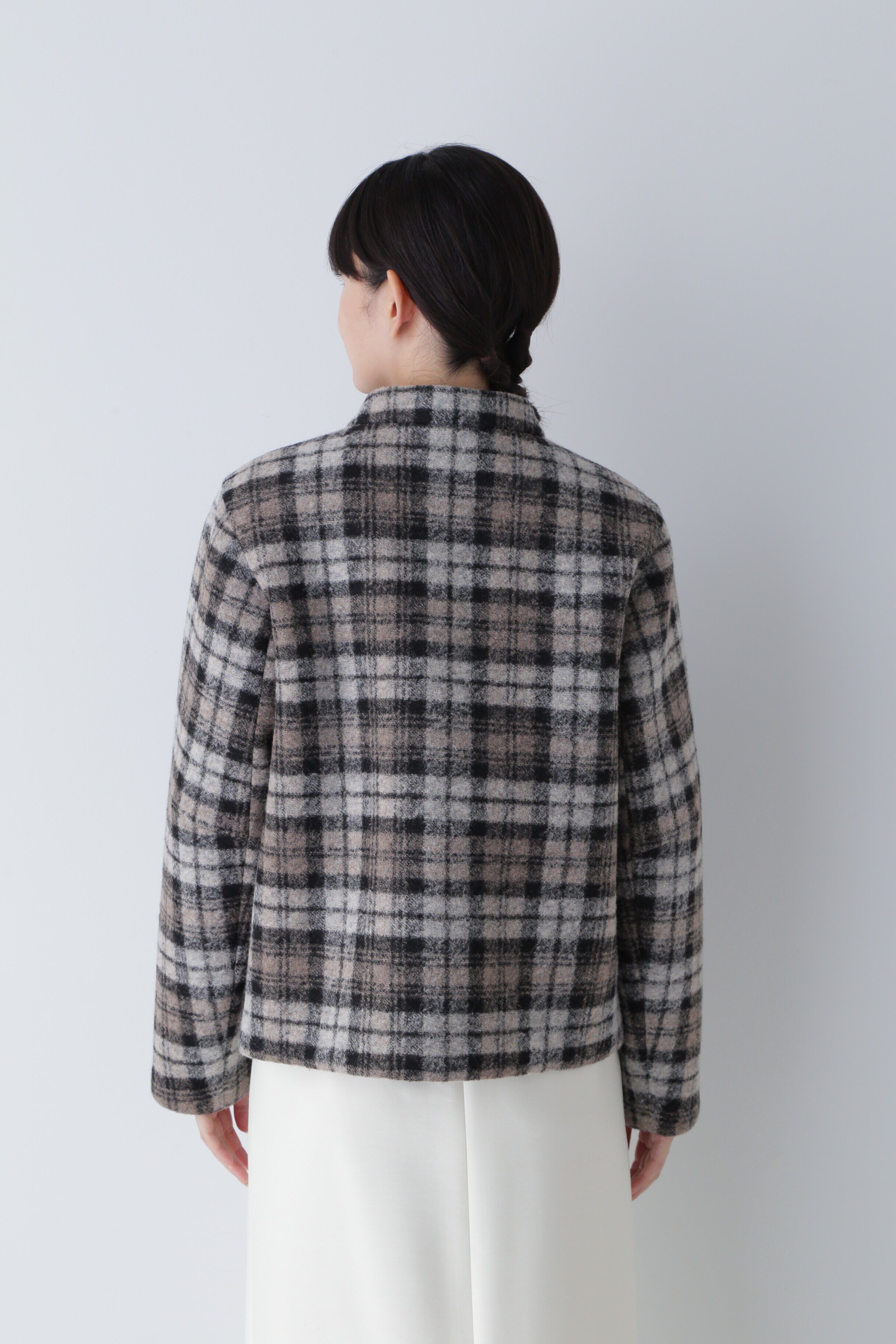  「◆スライバーボンディングショートブルゾン」|ブルゾン・スタジャン|