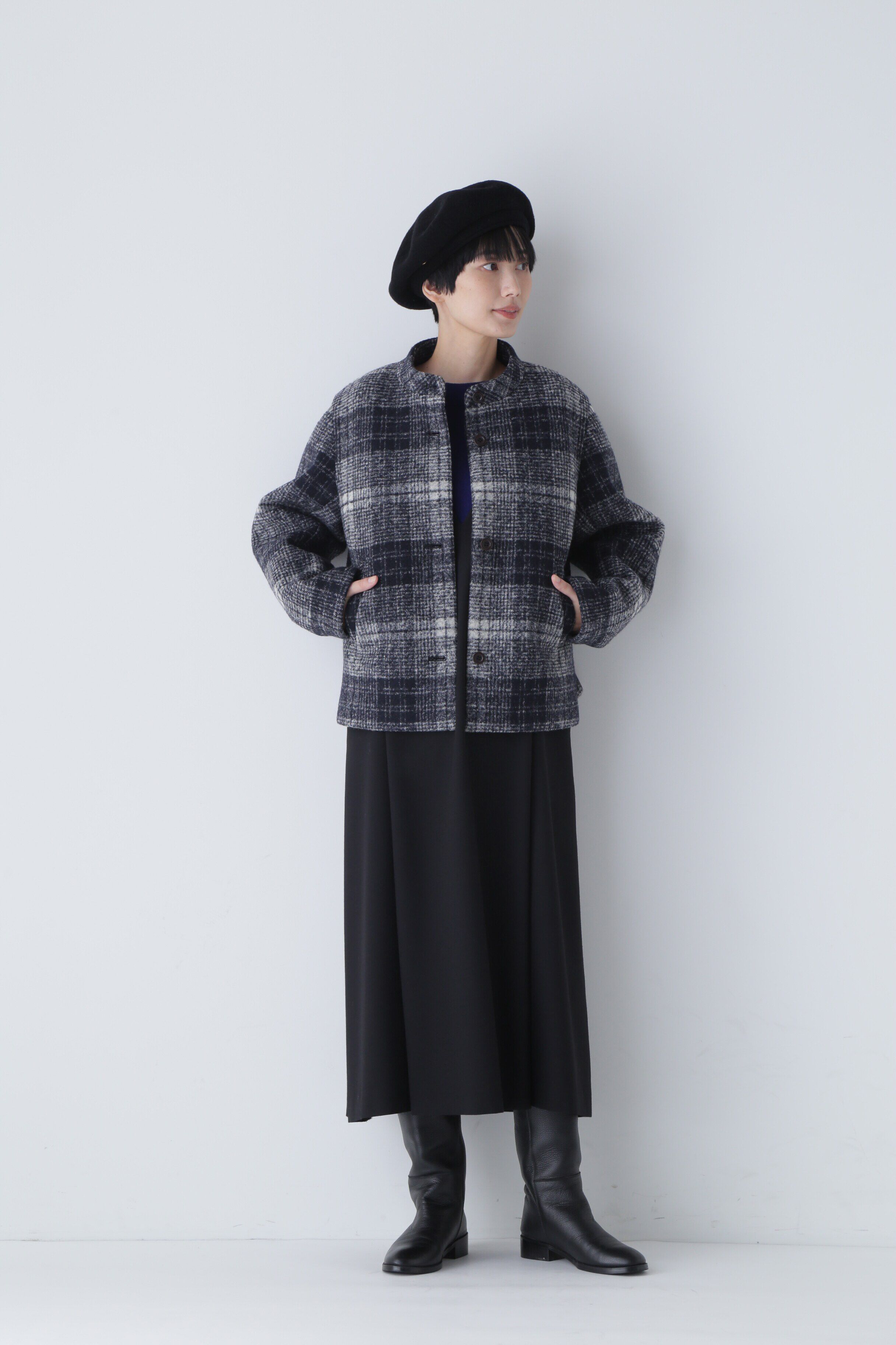  「◆スライバーボンディングショートブルゾン」|ブルゾン・スタジャン|