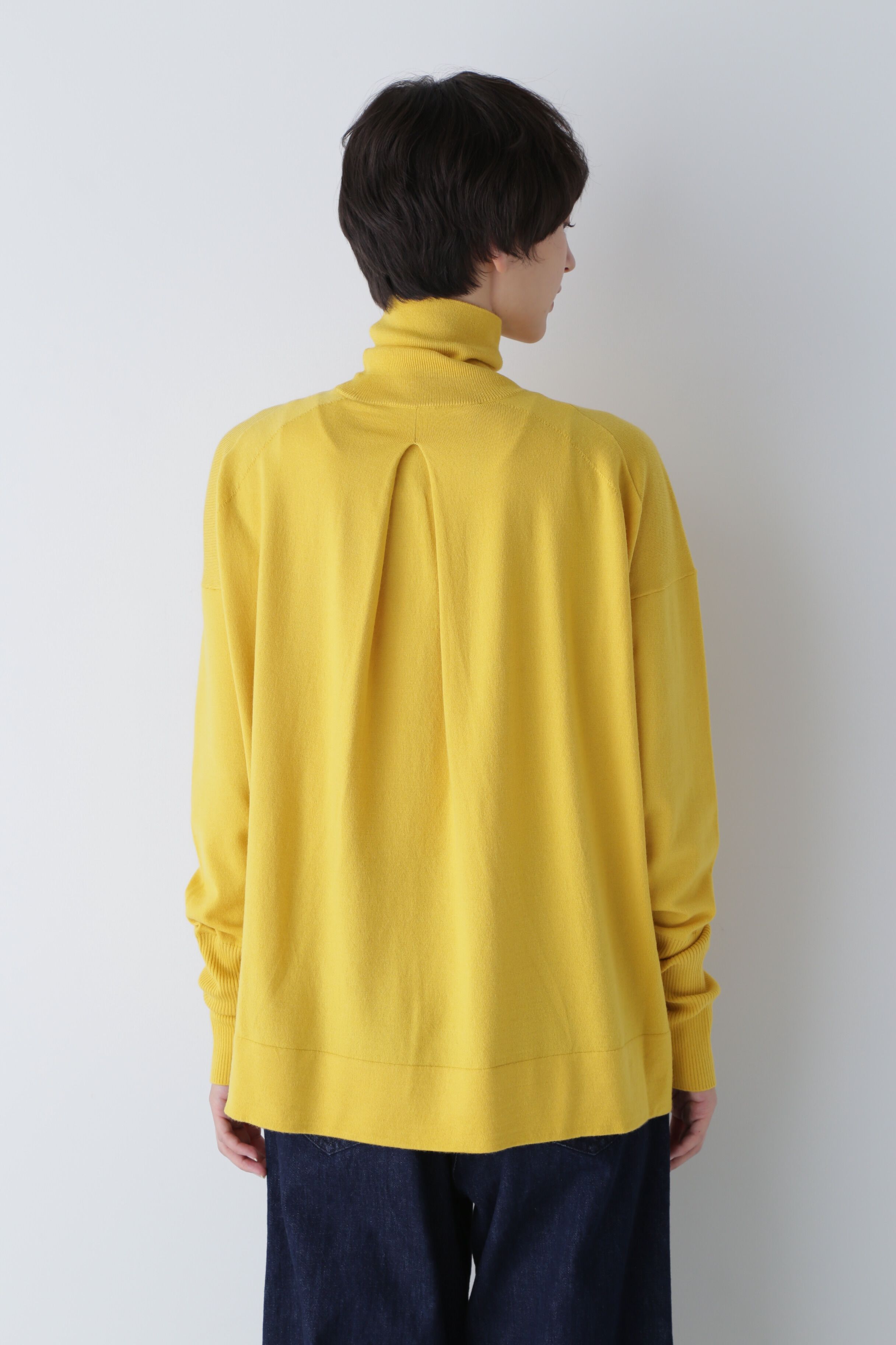  「◆ハイゲージプレーティングタートルネックニット」|ニット・セーター|