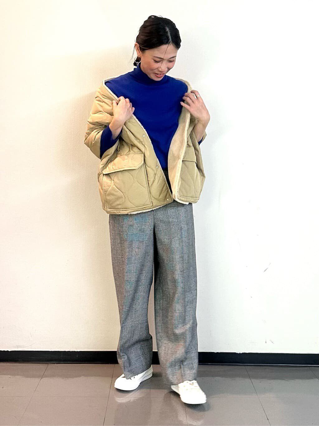  「◆ハイゲージプレーティングタートルネックニット」|ニット・セーター|