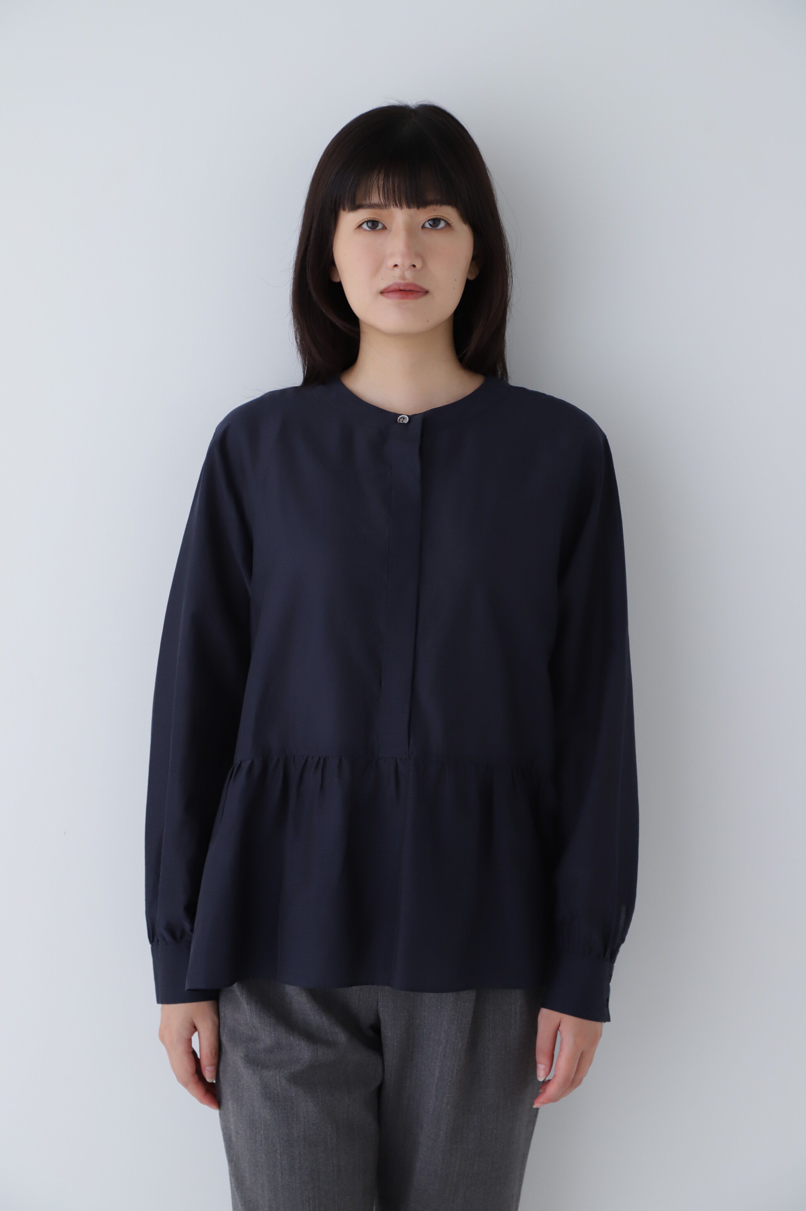  「◆綿シルクローンウォッシャブルブラウス」|シャツ・ブラウス|