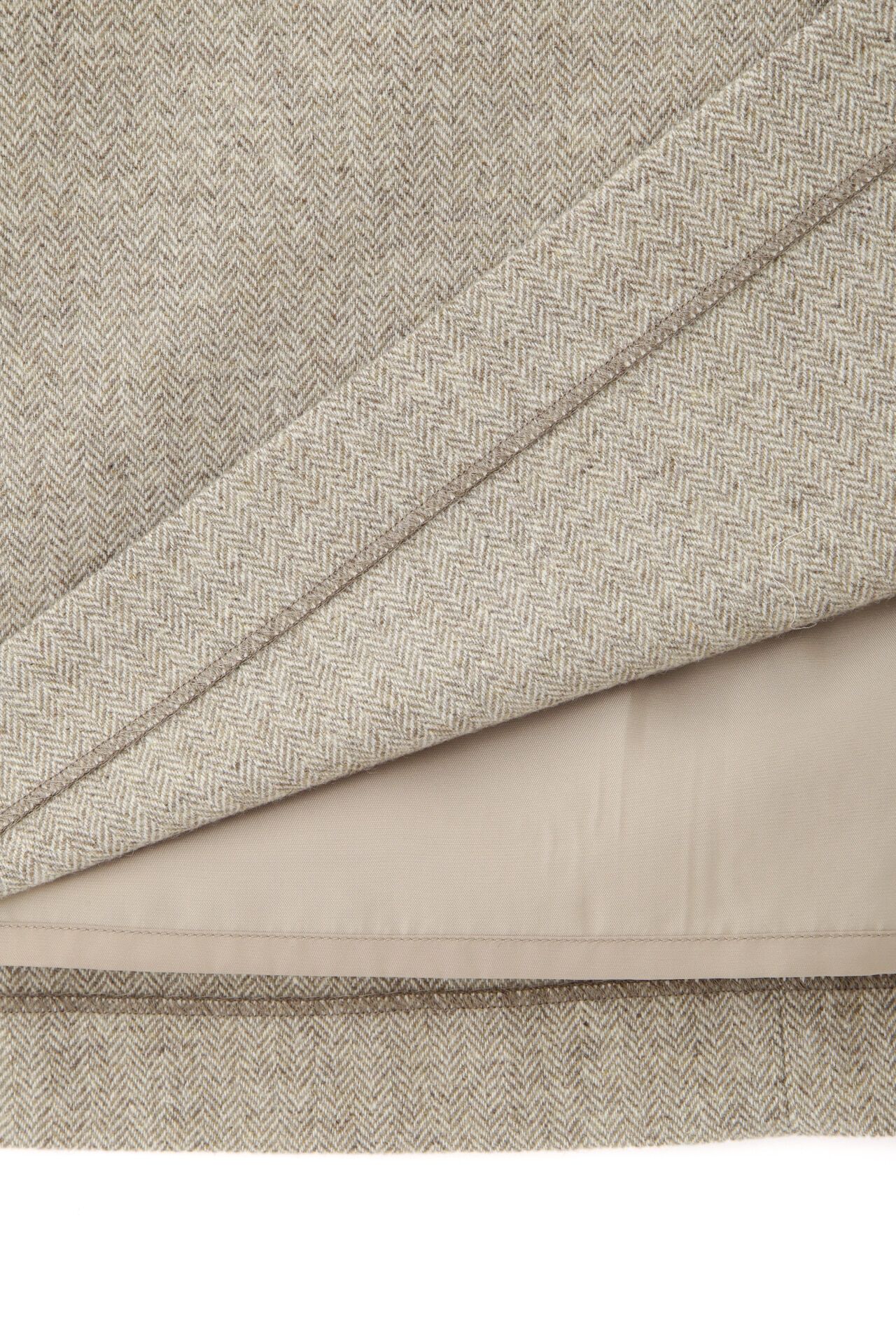  「◆ヘリンボーンツィードＶネックノースリーブワンピース」|ワンピース|