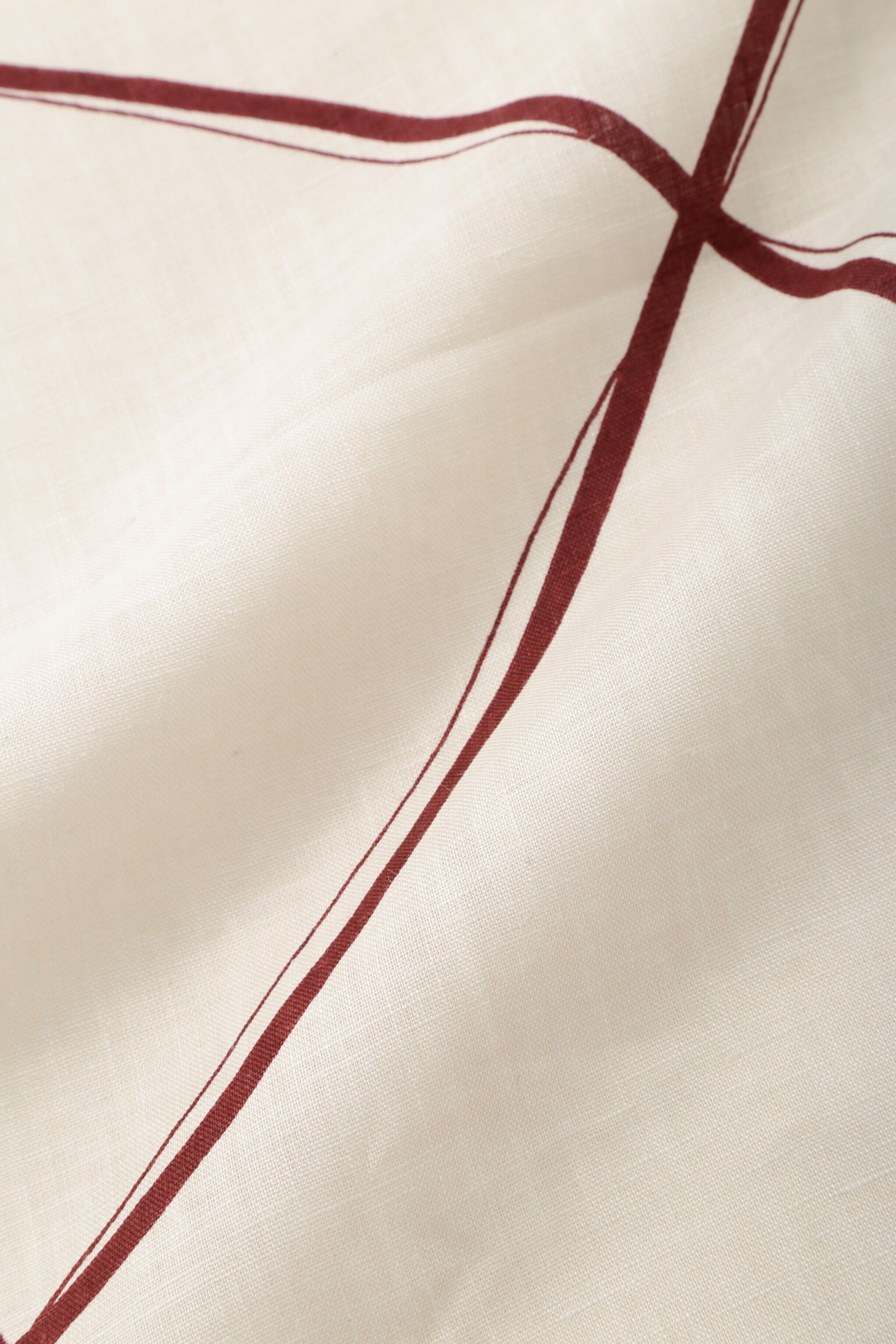 MARGARET HOWELL HOUSEHOLDGOODS「LINEN FRAME HANKY」|ハンカチ|