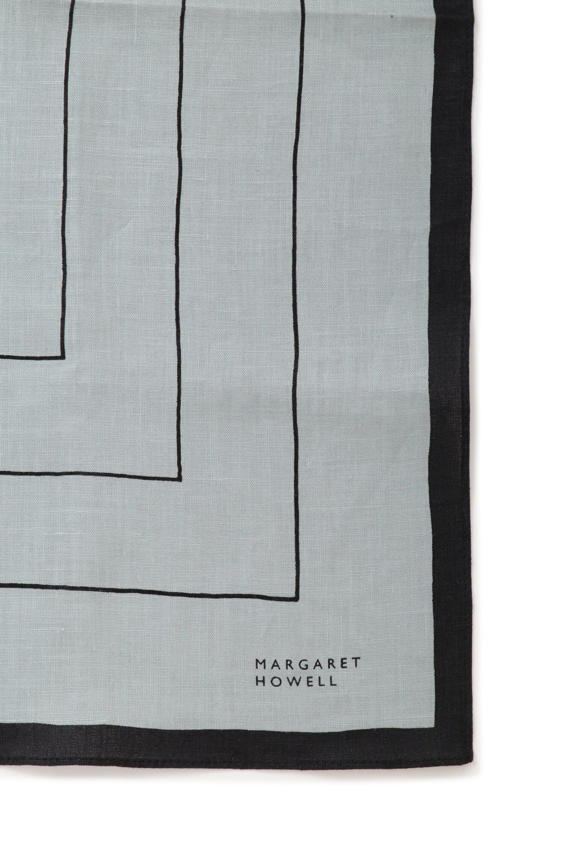 MARGARET HOWELL HOUSEHOLDGOODS「FRAME LINEN HANKY」|ハンカチ|
