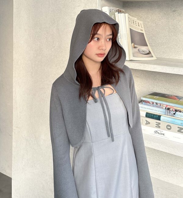 archives「ニットフーディー&times;マーメイドキャミワンピースＳＥＴ」|ワンピース|