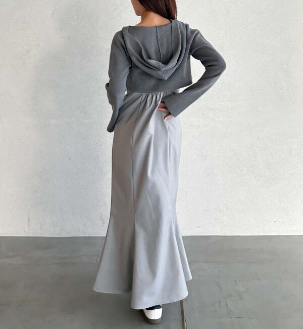 archives「ニットフーディー&times;マーメイドキャミワンピースＳＥＴ」|ワンピース|