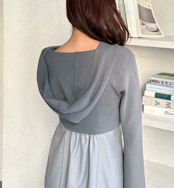 archives「ニットフーディー&times;マーメイドキャミワンピースＳＥＴ」|ワンピース|