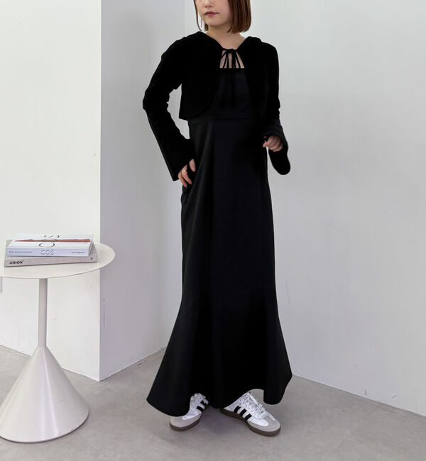 archives「ニットフーディー&times;マーメイドキャミワンピースＳＥＴ」|ワンピース|