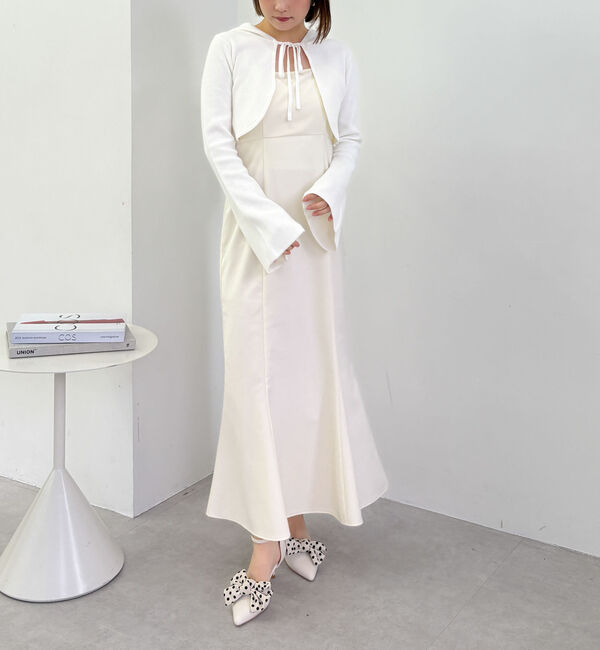 archives「ニットフーディー&times;マーメイドキャミワンピースＳＥＴ」|ワンピース|