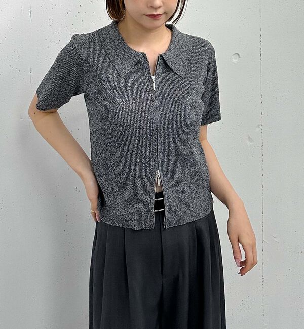archives「メランジアソートＷｚｉｐポロニット」|カーディガン|