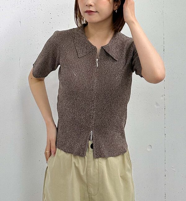 archives「メランジアソートＷｚｉｐポロニット」|カーディガン|