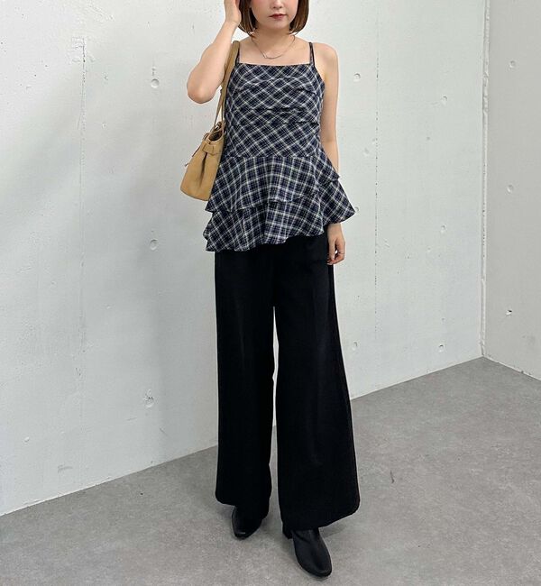 archives「チェックアシメチュニック」|シャツ・ブラウス|