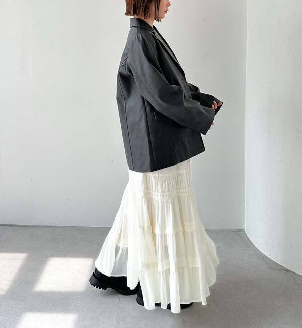 archives「ジョーゼットタックティアードスカート」|スカート|