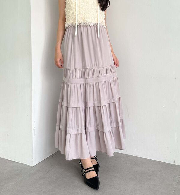 archives「ジョーゼットタックティアードスカート」|スカート|