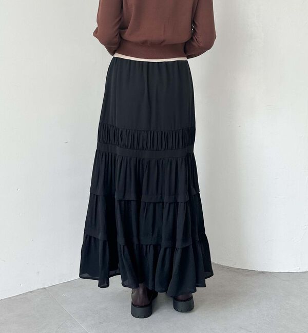 archives「ジョーゼットタックティアードスカート」|スカート|