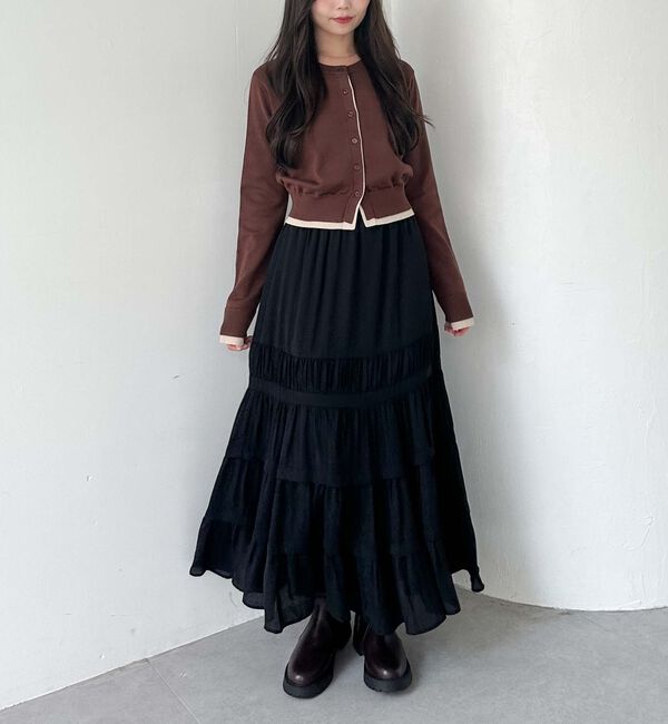 archives「ジョーゼットタックティアードスカート」|スカート|