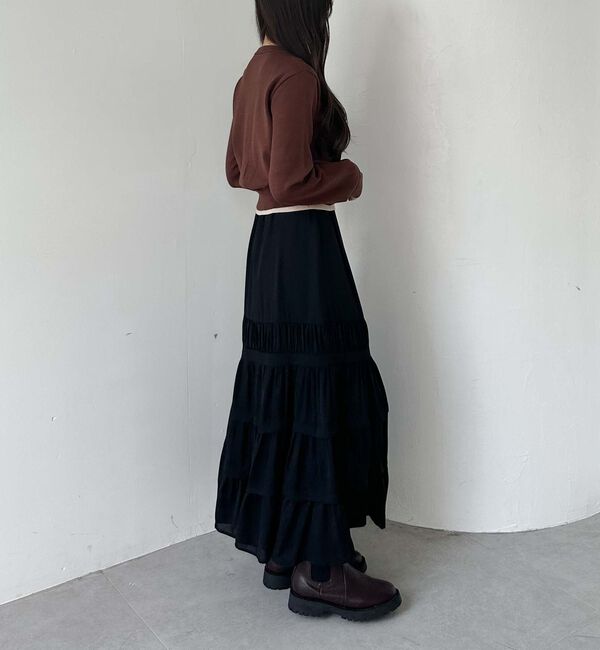 archives「ジョーゼットタックティアードスカート」|スカート|