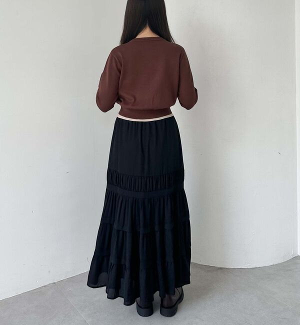 archives「ジョーゼットタックティアードスカート」|スカート|