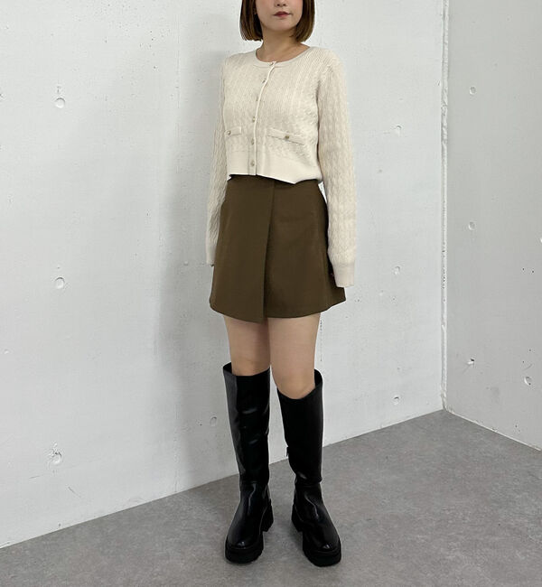 archives「細ケーブルニットカーディガン」|カーディガン|