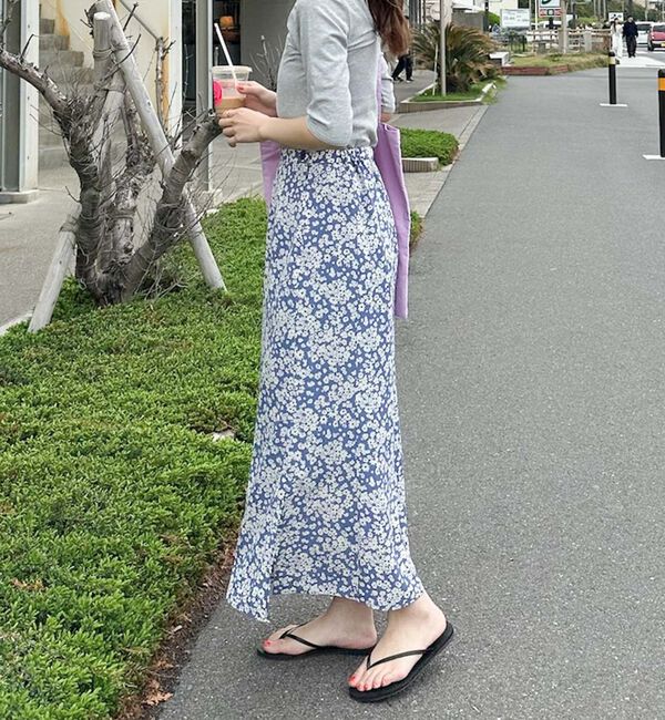 Doux archives「単色花スカート／」|スカート|