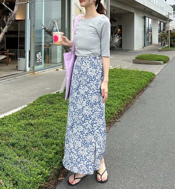 Doux archives「単色花スカート／」|スカート|