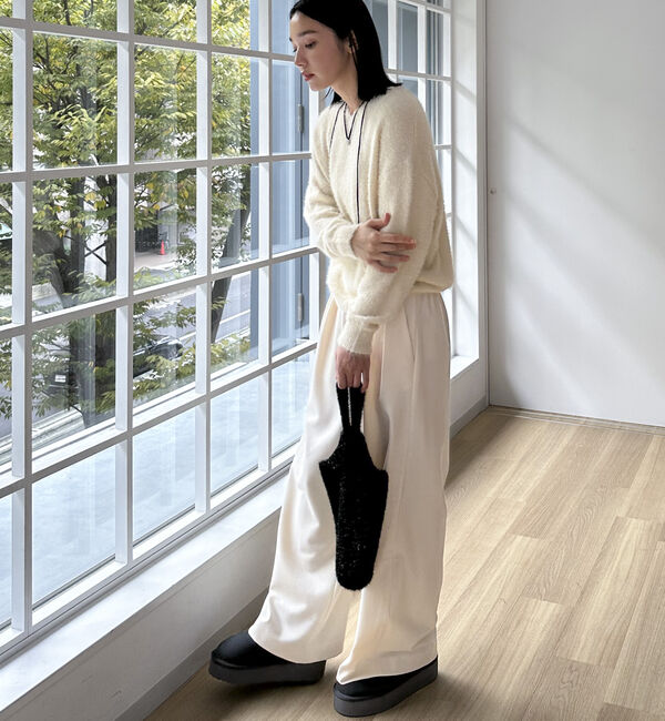 Doux archives「シャギーニットプルオーバー」|ニット・セーター|