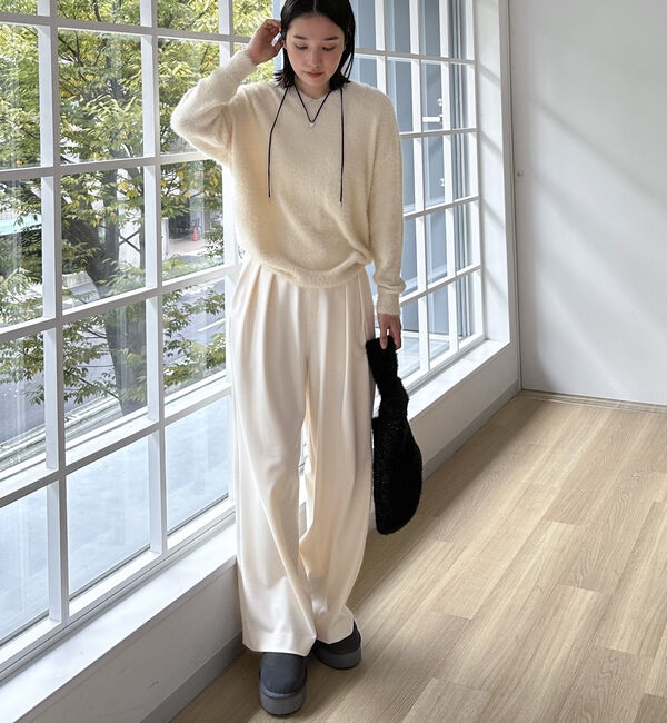 Doux archives「シャギーニットプルオーバー」|ニット・セーター|