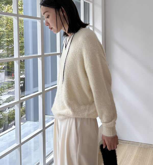 Doux archives「シャギーニットプルオーバー」|ニット・セーター|