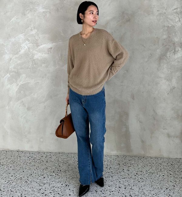 Doux archives「シャギーニットプルオーバー」|ニット・セーター|