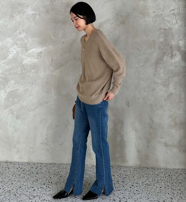 Doux archives「シャギーニットプルオーバー」|ニット・セーター|