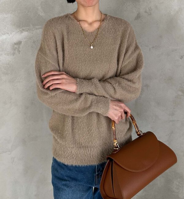 Doux archives「シャギーニットプルオーバー」|ニット・セーター|