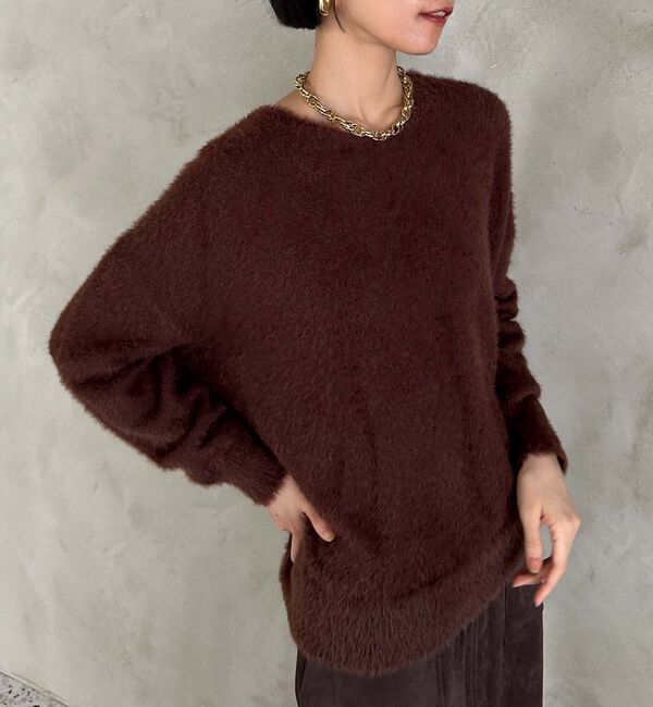 Doux archives「シャギーニットプルオーバー」|ニット・セーター|