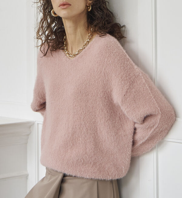 Doux archives「シャギーニットプルオーバー」|ニット・セーター|