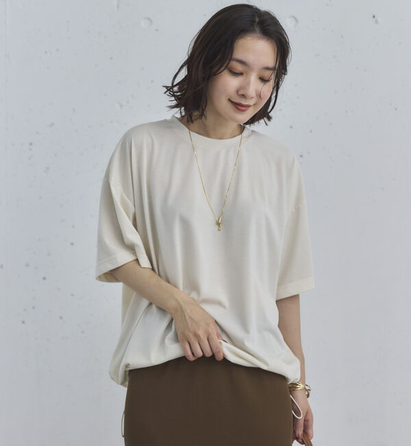 Doux archives「裾ドロストＴｅｅ」|Tシャツ・カットソー|IVORY