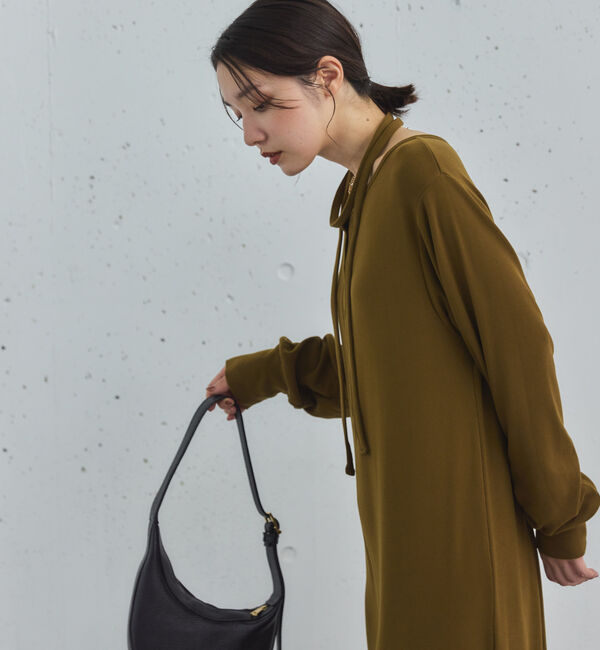 Doux archives「２ＷＡＹヘンリーネックリブワンピース」|ワンピース|