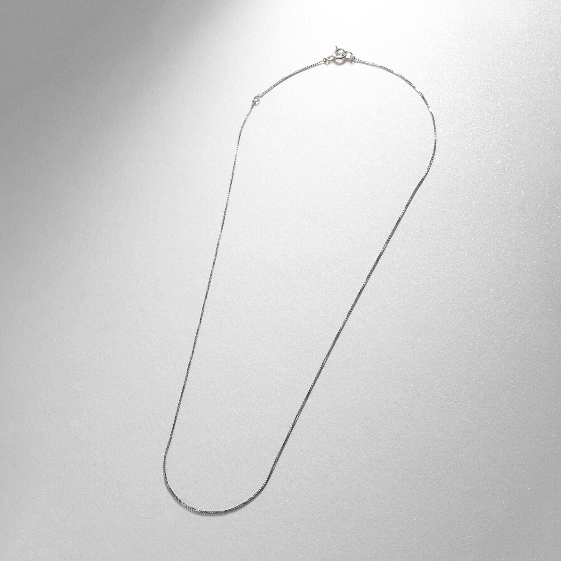 COCOSHNIK「プラチナ ベネチアンチェーン ネックレス」|ネックレス|