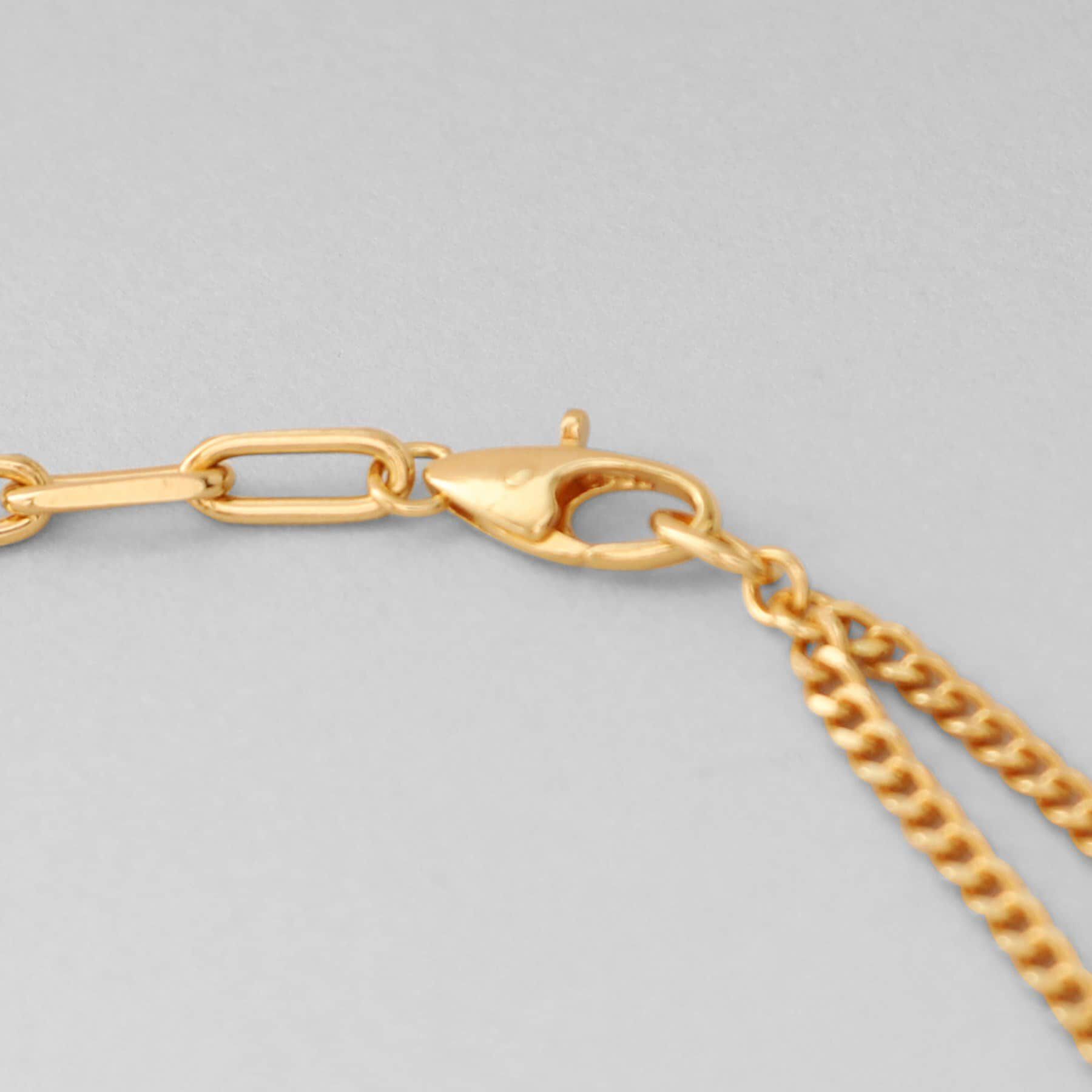 COCOSHNIK ONKITSCH「シルバー ミックスチェーン アシンメトリードレープネックレス GP」|ネックレス|