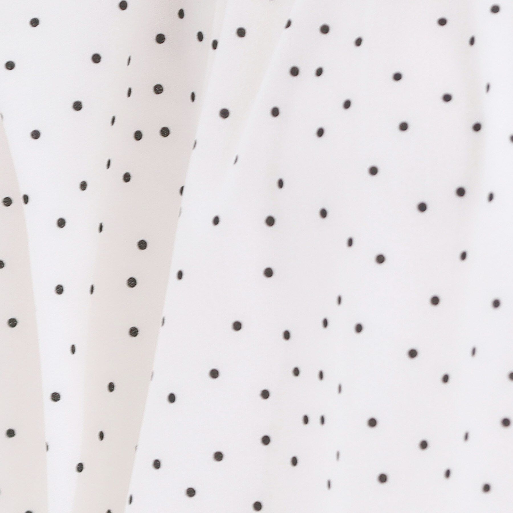 SHOO･LA･RUE「【S-LL/ひんやり】きちんと見えで好印象 ドット柄デザイントップス」|シャツ・ブラウス|