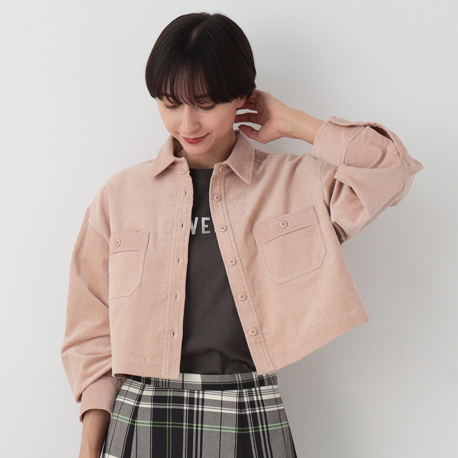 Dessin「コーデュロイショートジャケット」|テーラードジャケット|