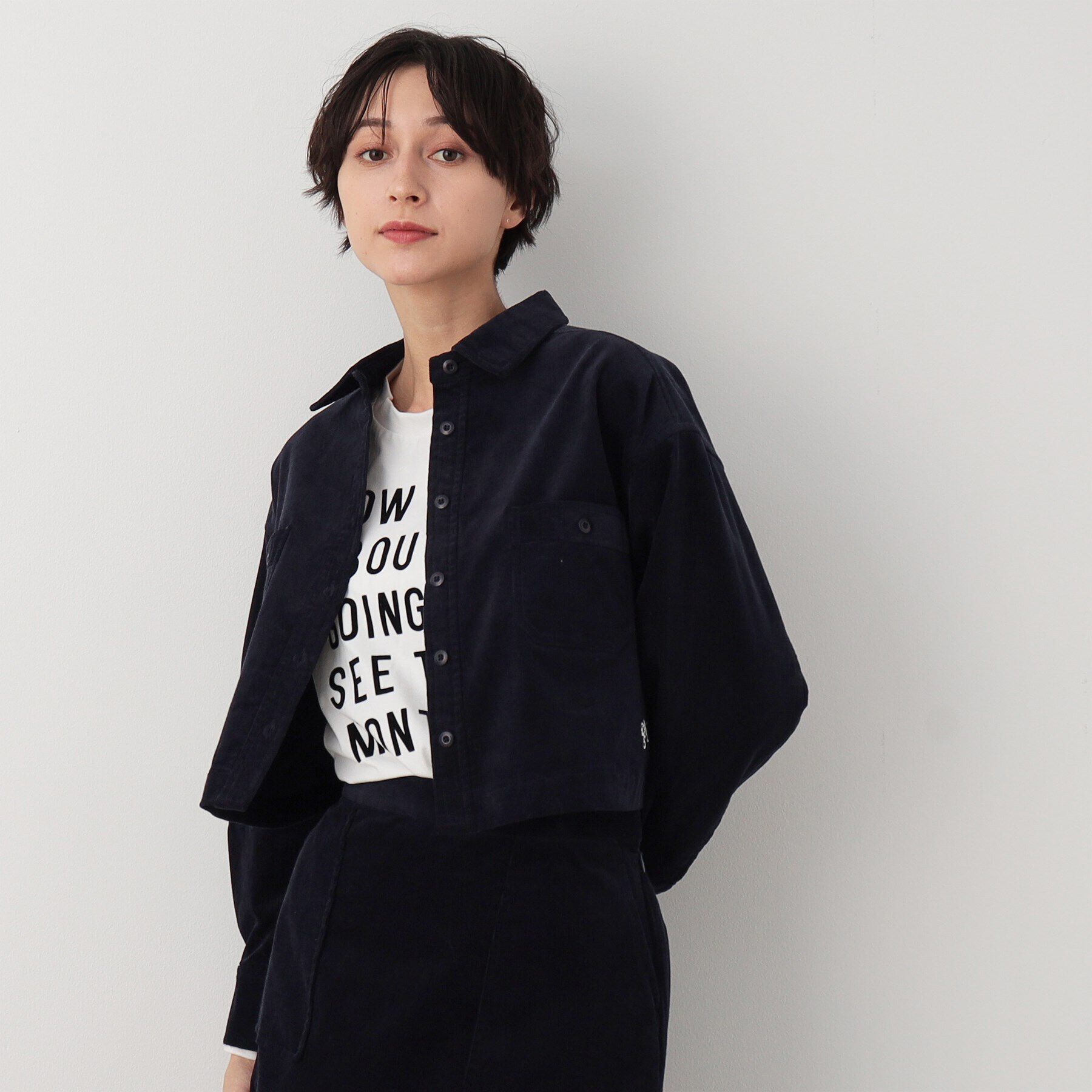 Dessin「コーデュロイショートジャケット」|テーラードジャケット|