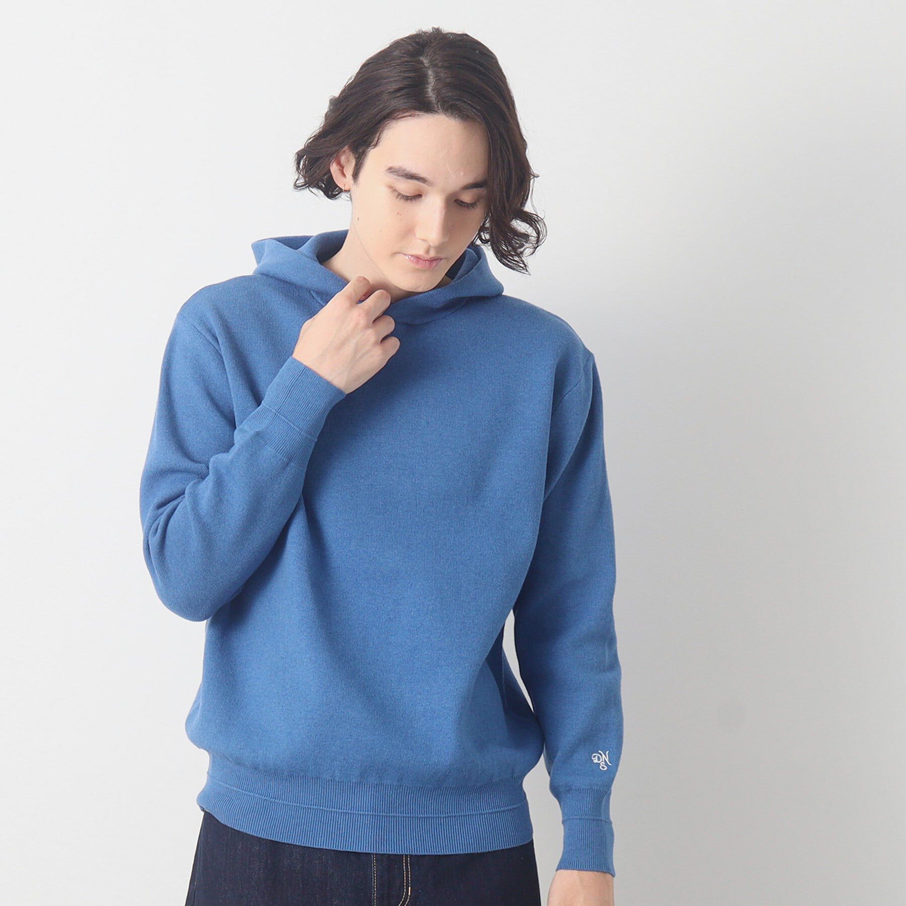 Dessin「フーデッドニットプルオーバー」|ニット・セーター|ﾌﾞﾙｰ(092)