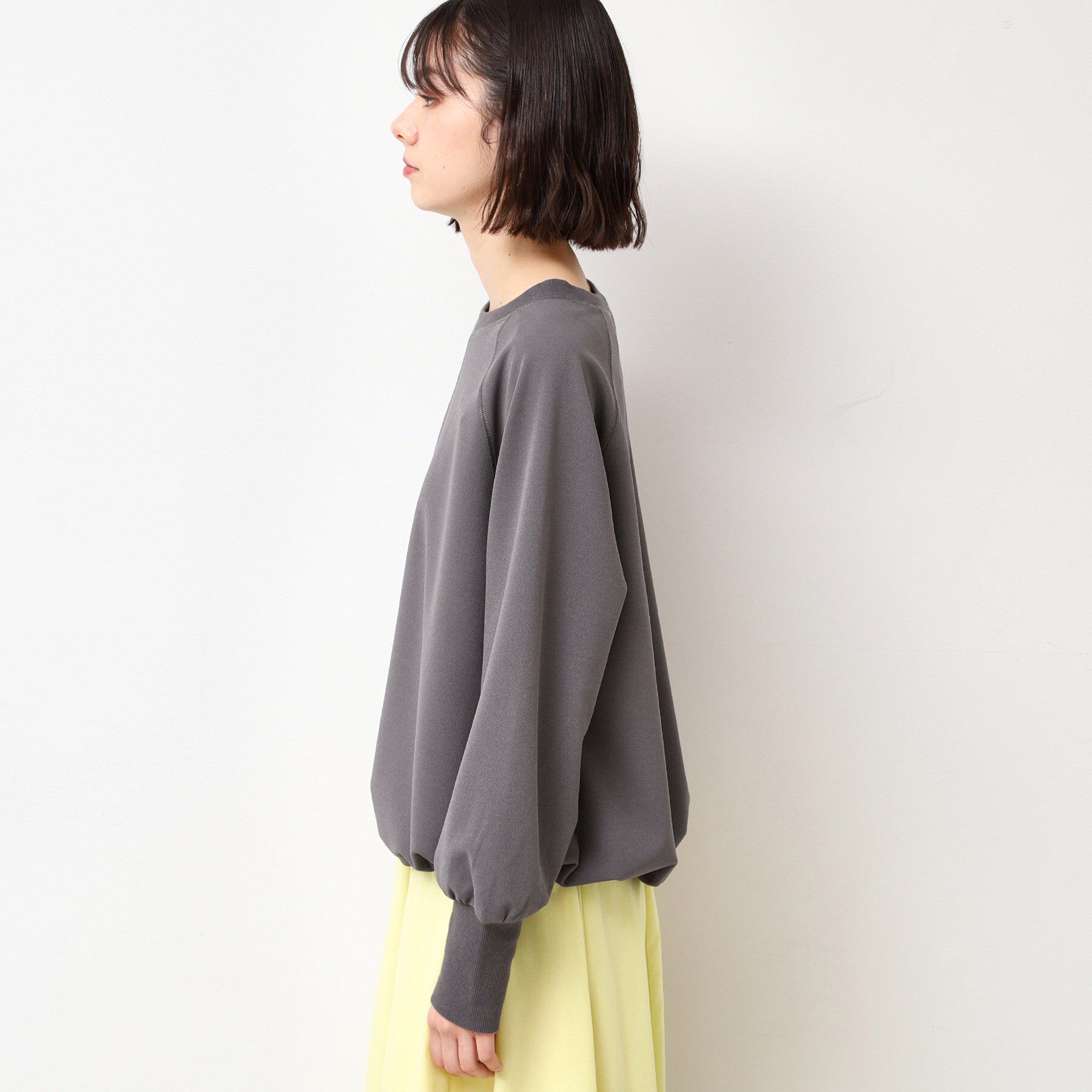 Dessin「【セットアップ可能・洗える】ジョーゼットドロスト付きブラウス」|Tシャツ・カットソー|