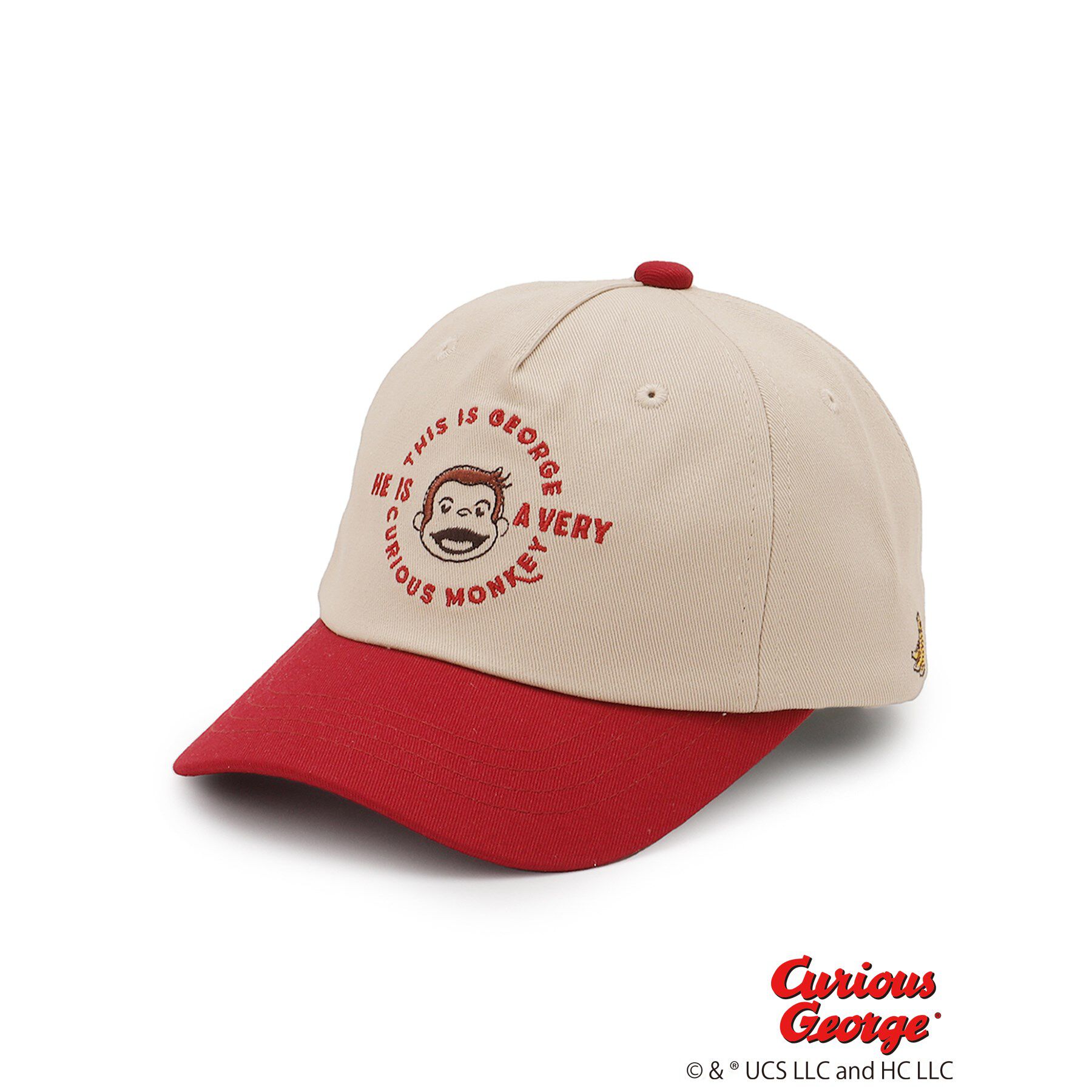 Dessin「【おさるのジョージコラボ】キャップ」|キャップ・キャスケット|レッド(561)