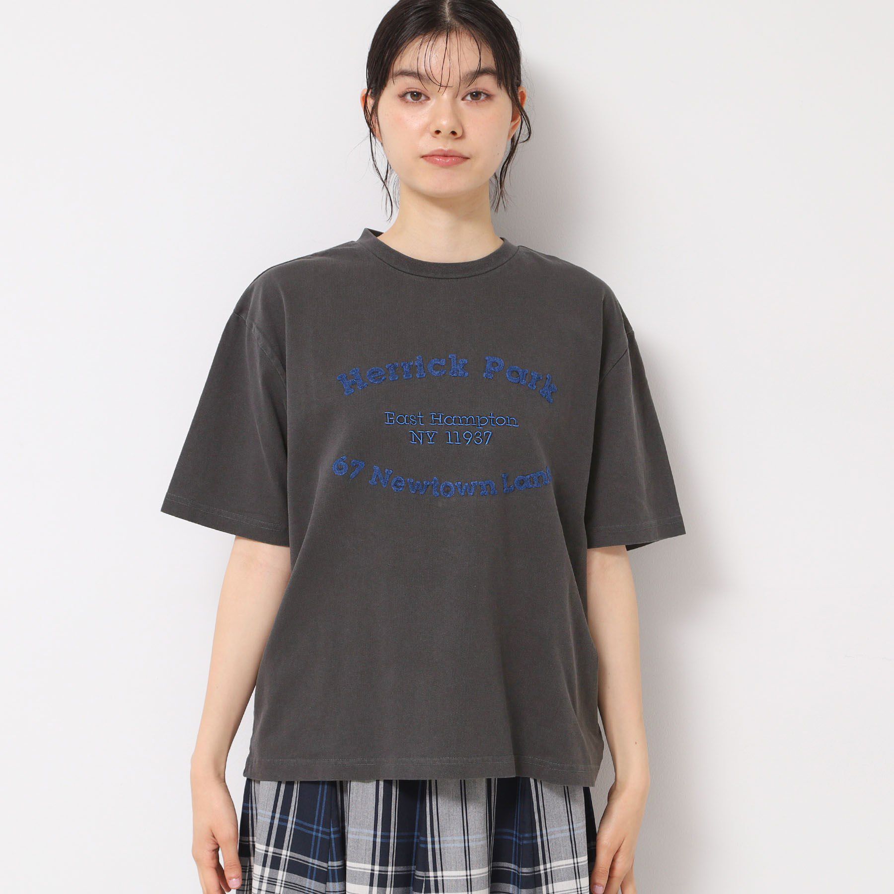 Dessin「【ユニセックス・洗える】ピグメントロゴTシャツ」|Tシャツ・カットソー|