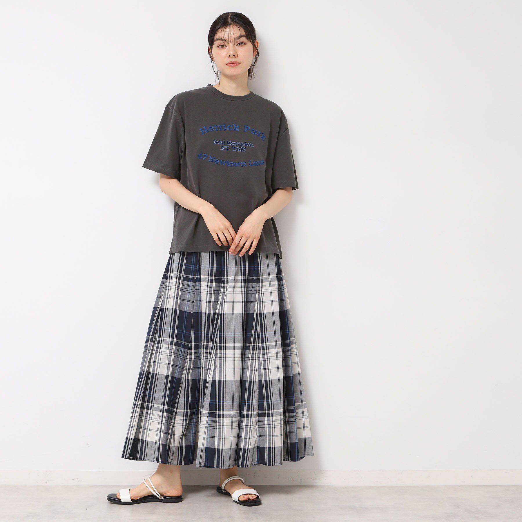 Dessin「【ユニセックス・洗える】ピグメントロゴTシャツ」|Tシャツ・カットソー|