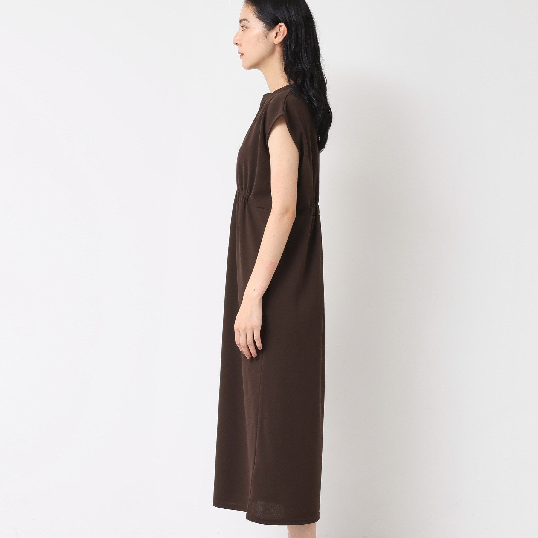 Dessin「【洗える】カットジョーゼットリラクシーワンピース」|ワンピース|