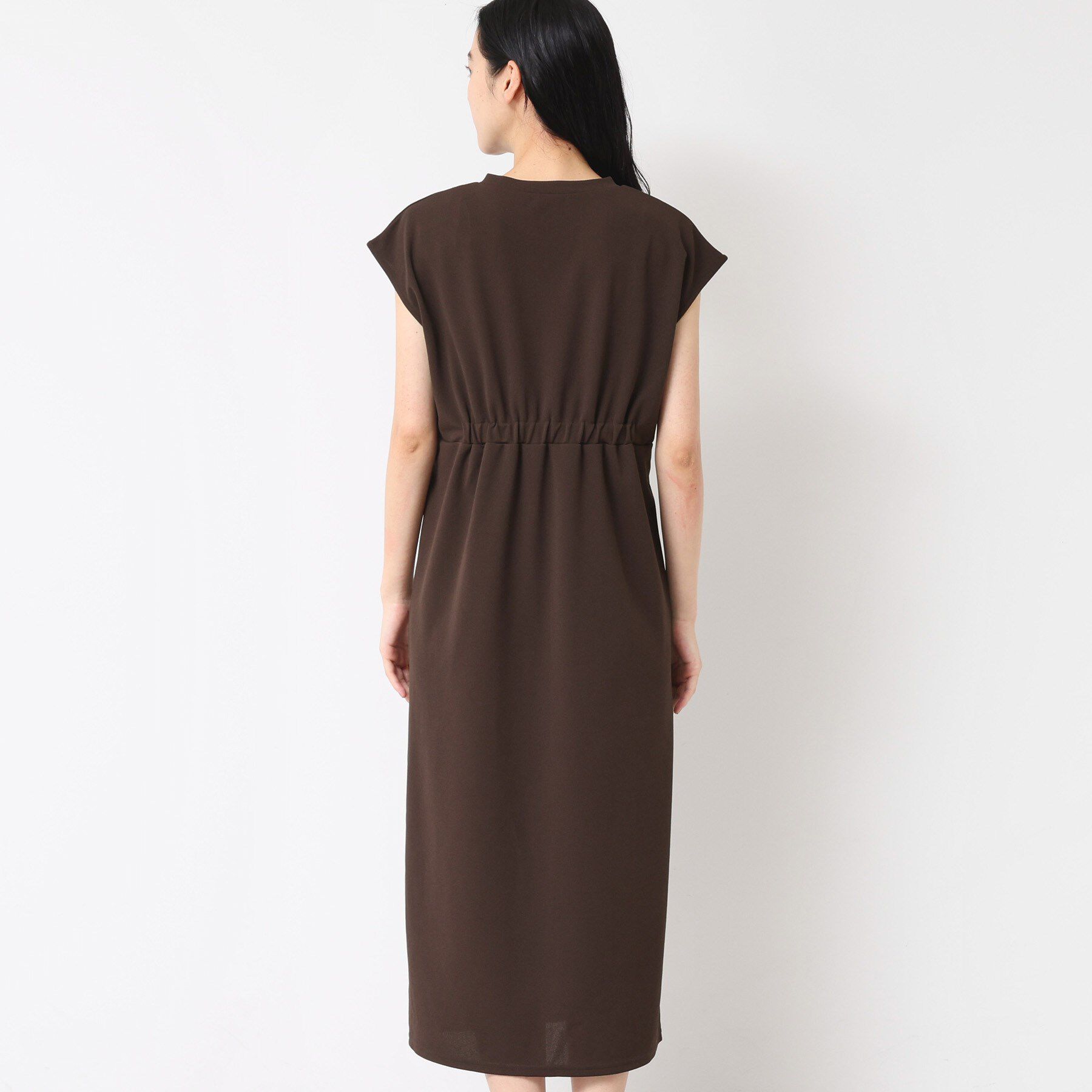 Dessin「【洗える】カットジョーゼットリラクシーワンピース」|ワンピース|