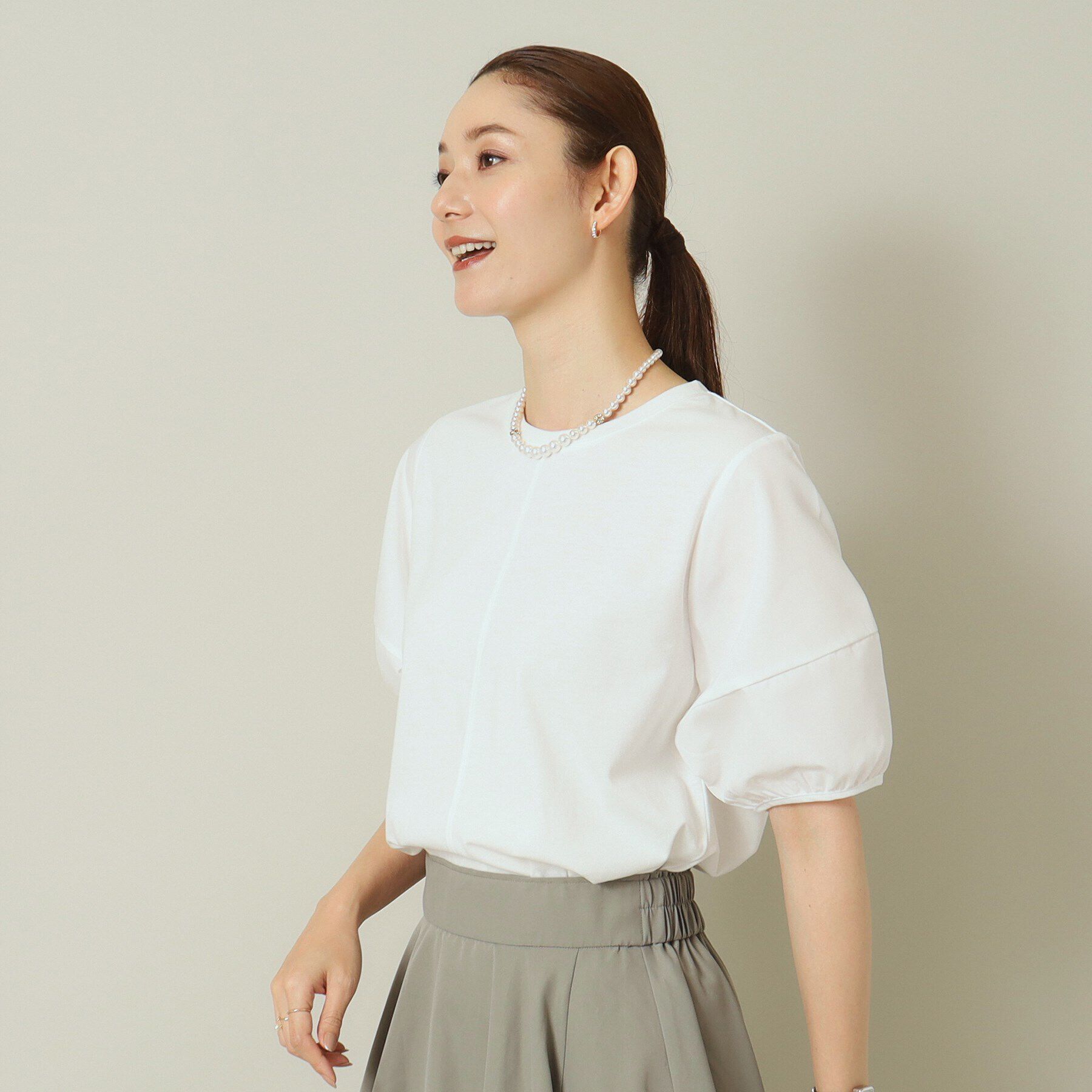 ITS&rsquo;DEMO「【通勤／手洗い可】ドッキングプルオーバー」|Tシャツ・カットソー|