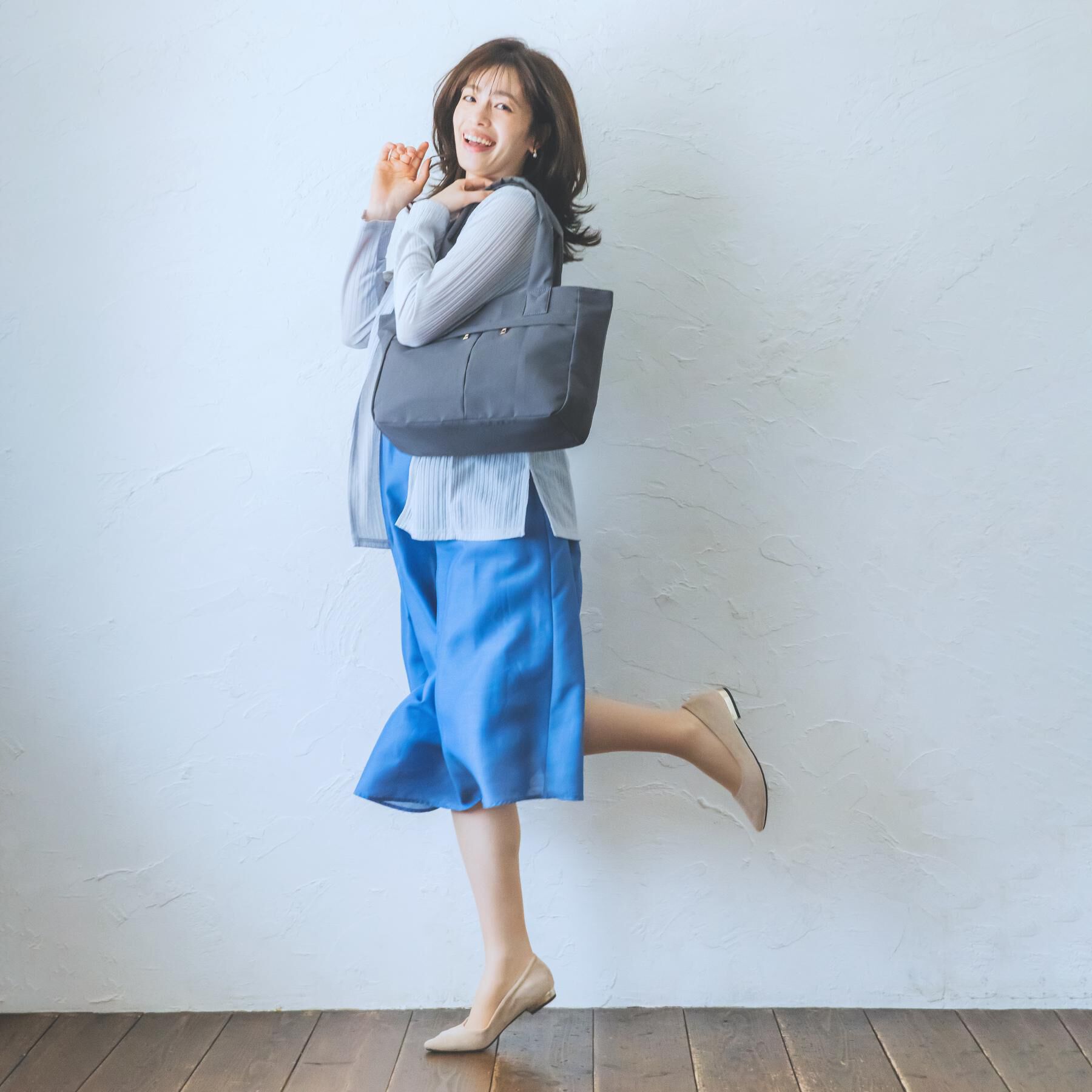 ITS&rsquo;DEMO「【A4対応／9ポケット】ふんわり軽量トート」|トートバッグ|