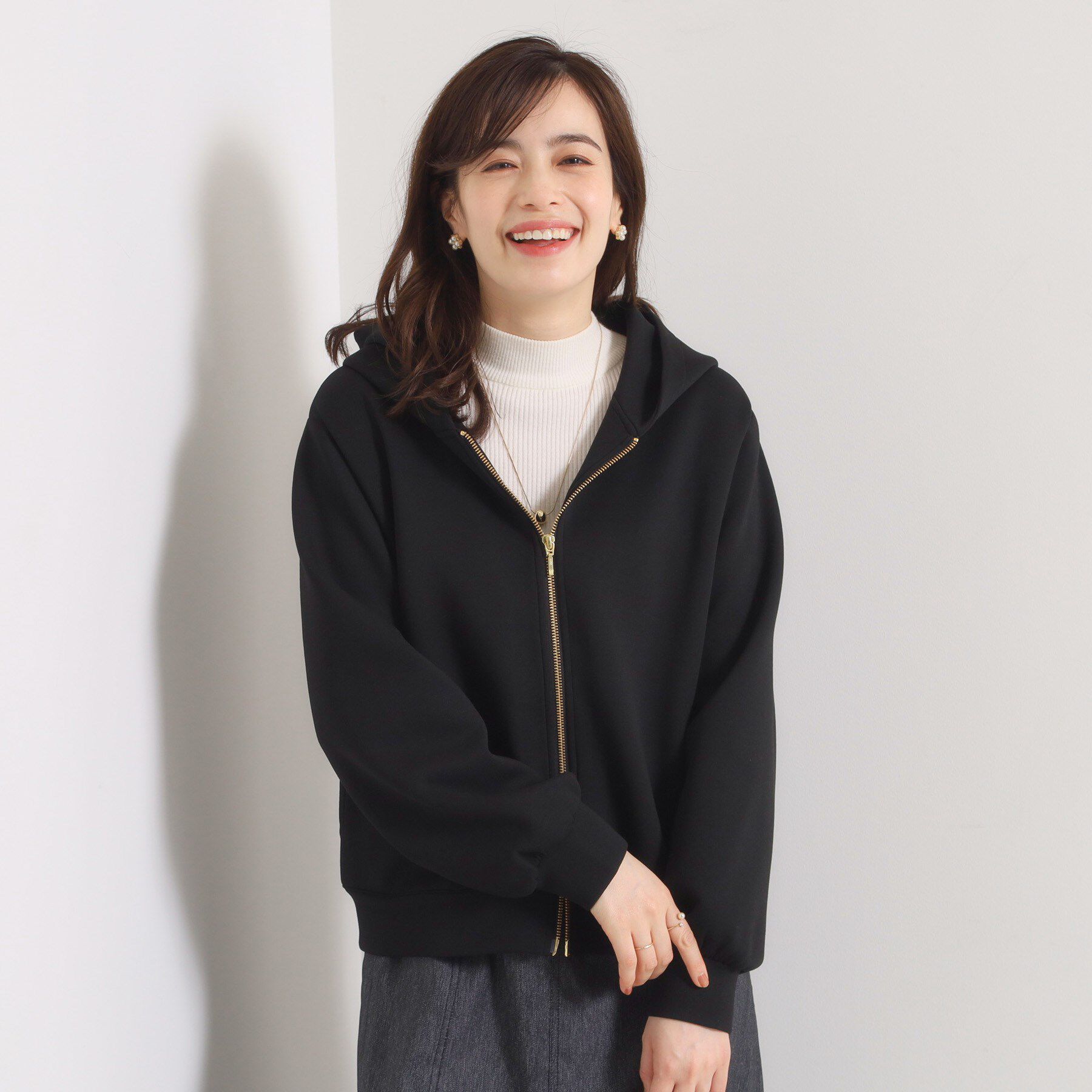 ITS&rsquo;DEMO「【洗濯機OK】ダンボールパーカ」|パーカー|